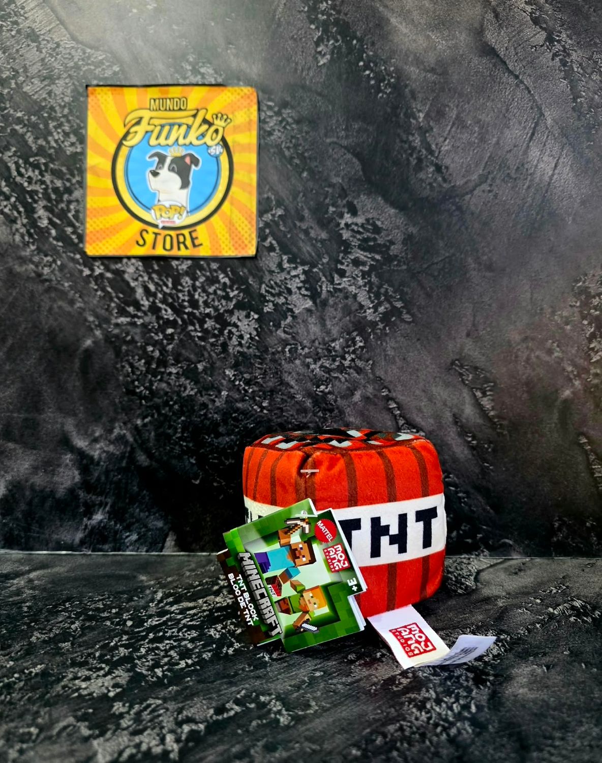 Peluche bloque de Tnt minecraft Peluche bloque de Tnt minecraft