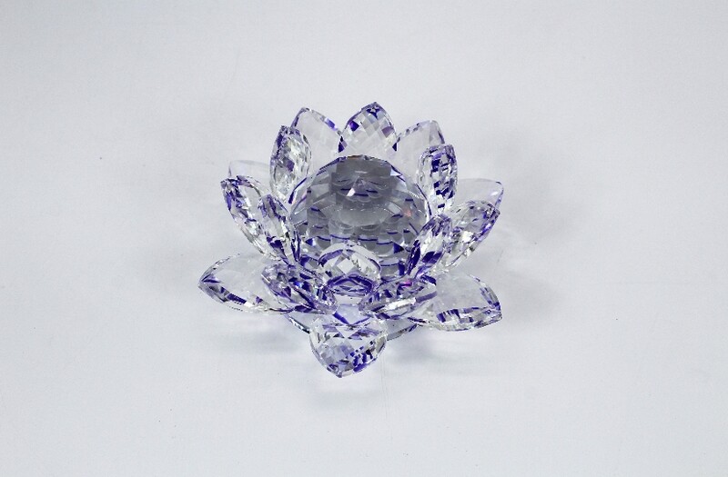 Crystal Lotus Flower Decor