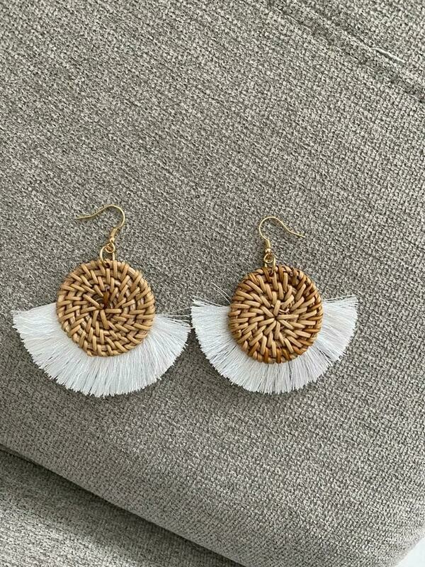 Tassel Fan Earrings