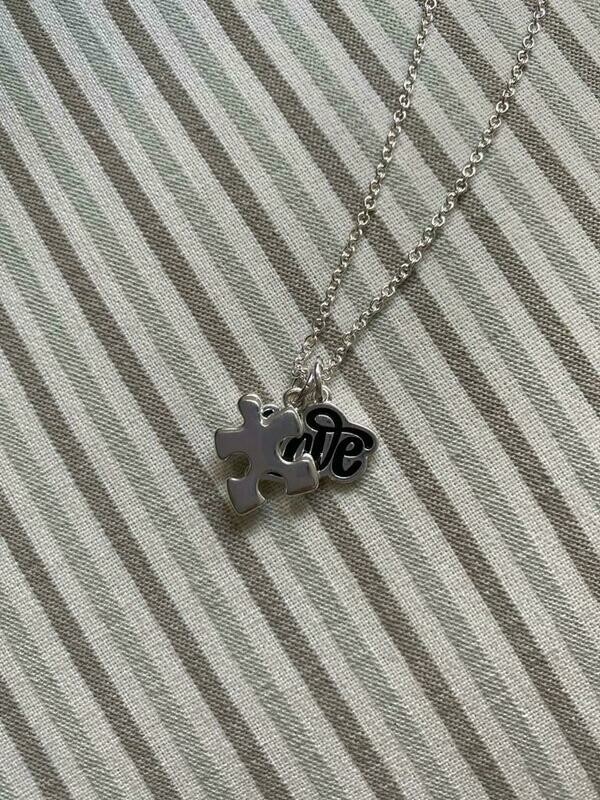 Autism Love Puzzle Piece Necklace