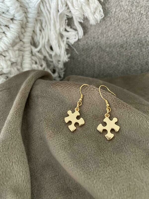 Puzzle Piece Earrings