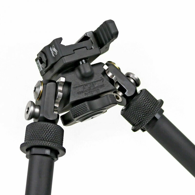 Atlas PSR Tall Bipod with ADM-170-S QD Picatinny Mount BT47-LW17