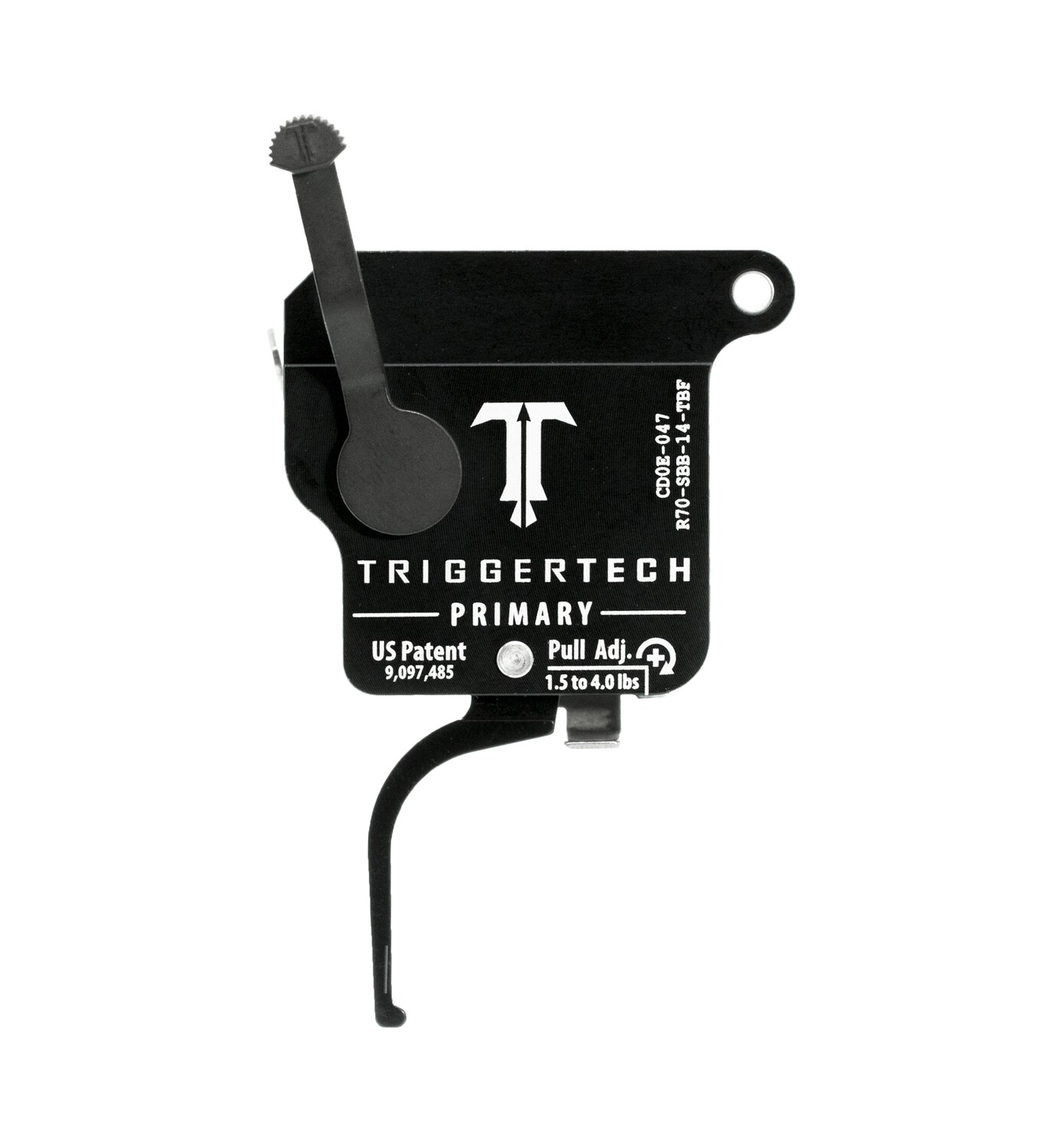 TriggerTech Primary Flat PVD 1.5-4lb Trigger for Remington 700