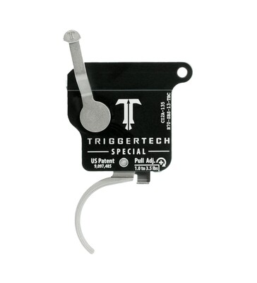 TriggerTech Special 1-3.5lb Curved Stainless Trigger for Remington 700