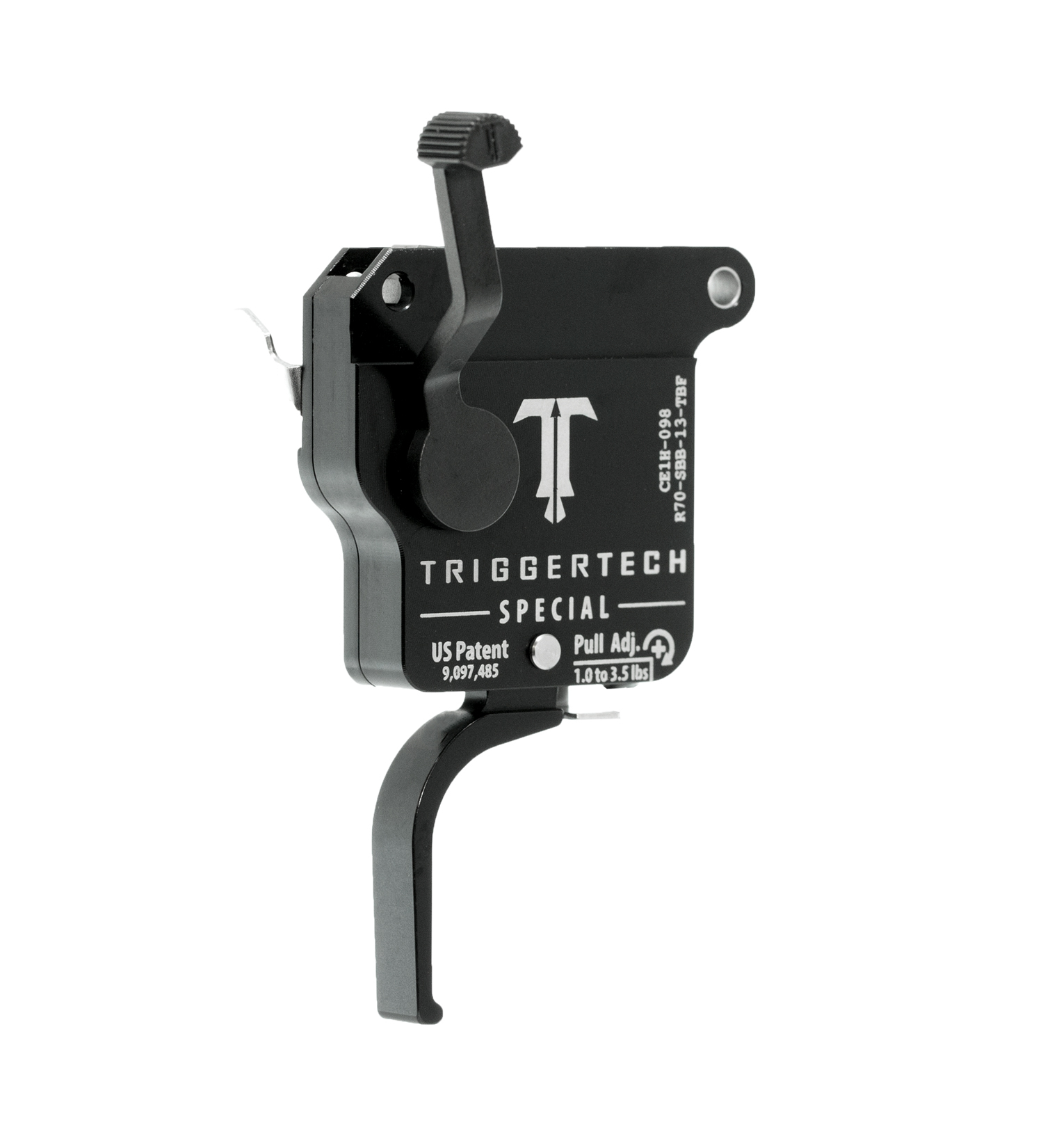 TriggerTech Special Flat PVD Trigger for Remington 700 actions and clones, ...