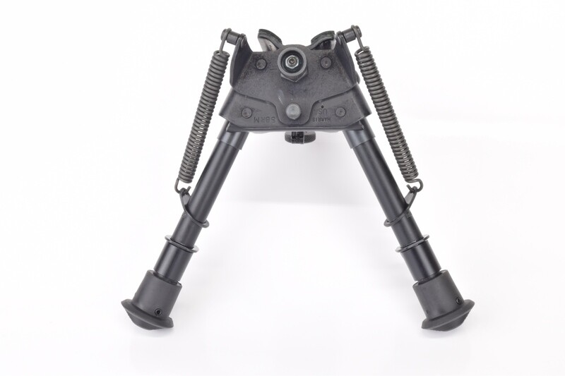 Harris Engineering S-BRM Canting 6-9&quot; Swivel Mount  Bipod With Notch Legs