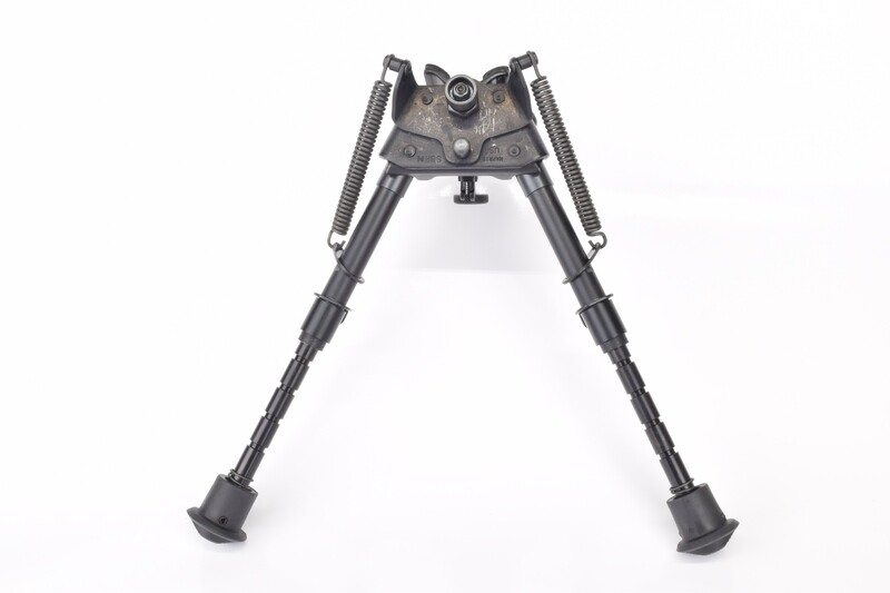 Harris Engineering S-BRM Canting 6-9" Swivel Mount  Bipod With Notch Legs