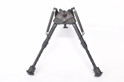 Harris Engineering S-BRM Canting 6-9" Swivel Mount  Bipod With Notch Legs
