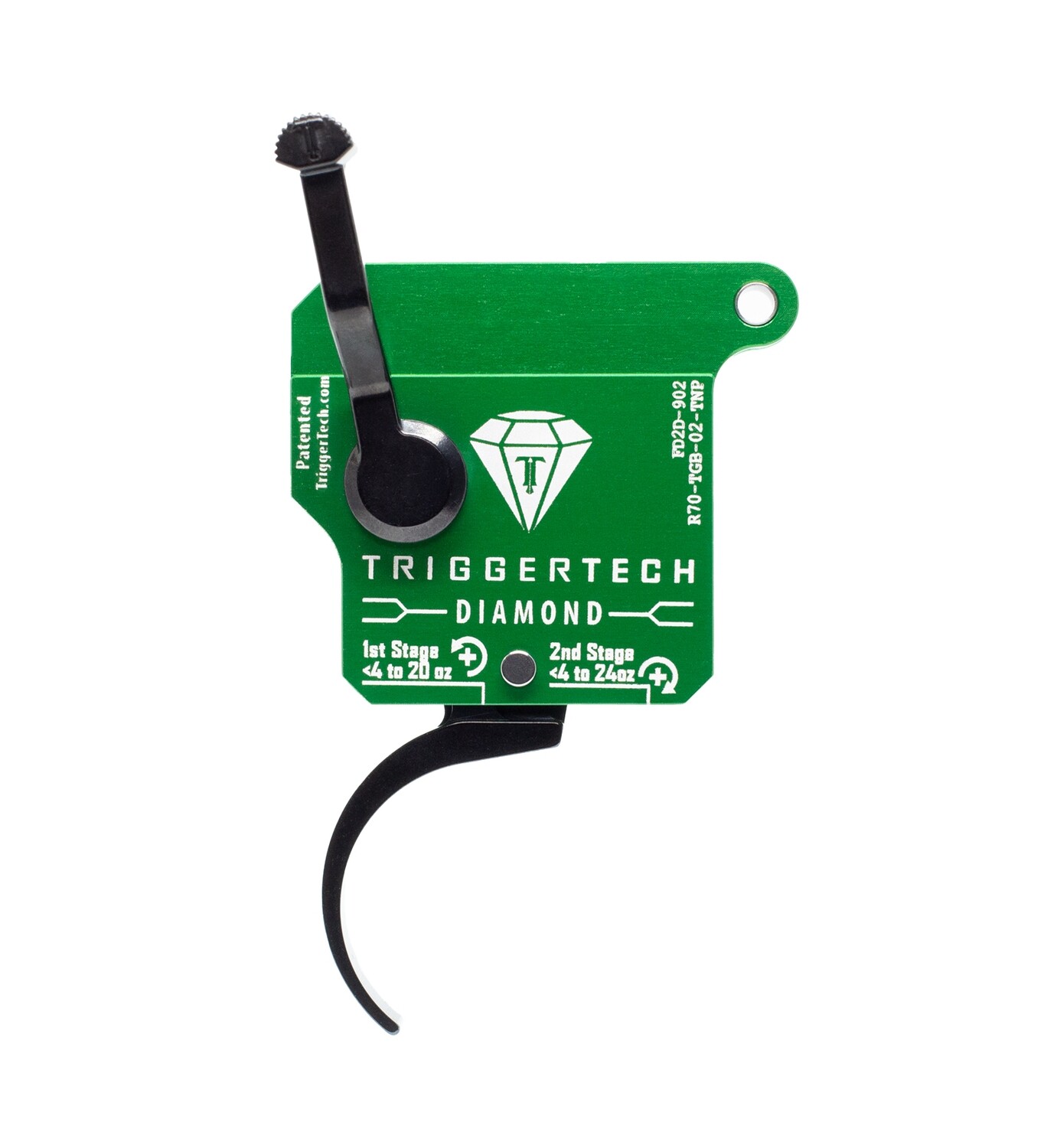 TriggerTech Diamond Two Stage Curved Right Hand for 700 Footprint Actions