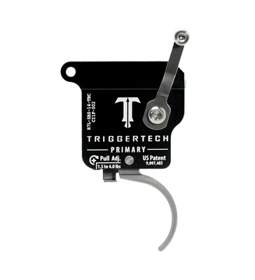 TriggerTech Left Hand Primary Curved 1.5-4lb Trigger for Remington 700