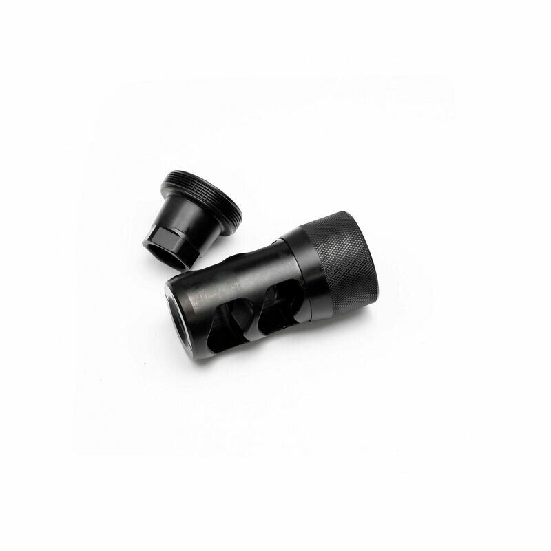 AREA419 Hellfire 2P Self Timing Muzzle Brake w/Adapter 223/6mm 5/8-24