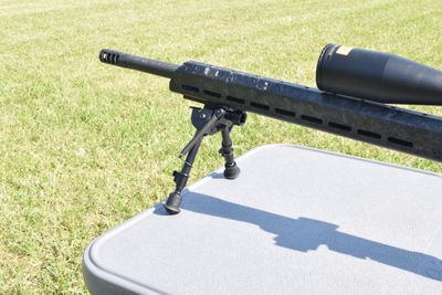 Harris S-BRM M-lok on rifle- Left