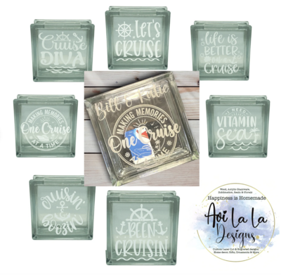 Cruise Ship Card Holder Cruise Card Custom  ENGRAVED Personalized Holder Memory box bank ~ Cruise Gift