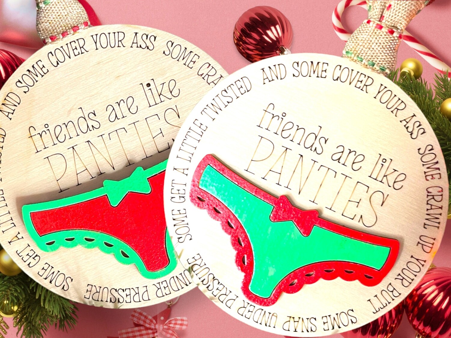 Good Friends Ornament ~ PANTIES (Underwear)