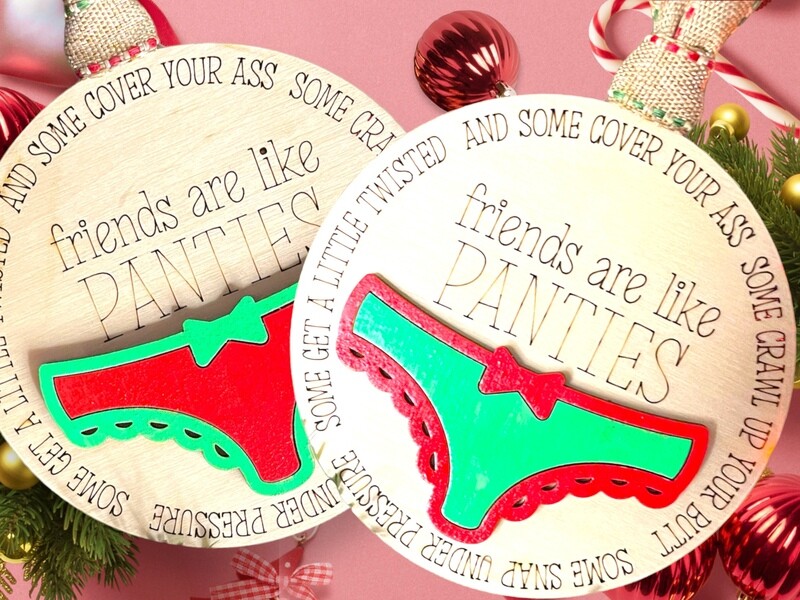 Good Friends Ornament ~ PANTIES (Underwear)