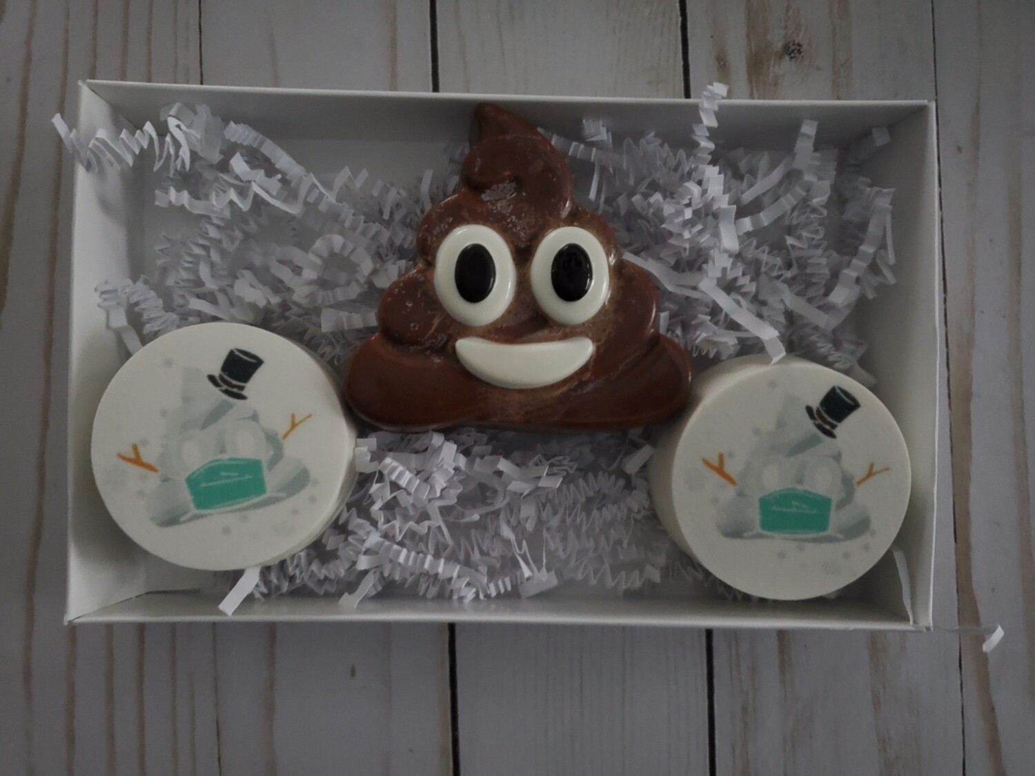 Emoji Poop Snowman Oreo Gift Set