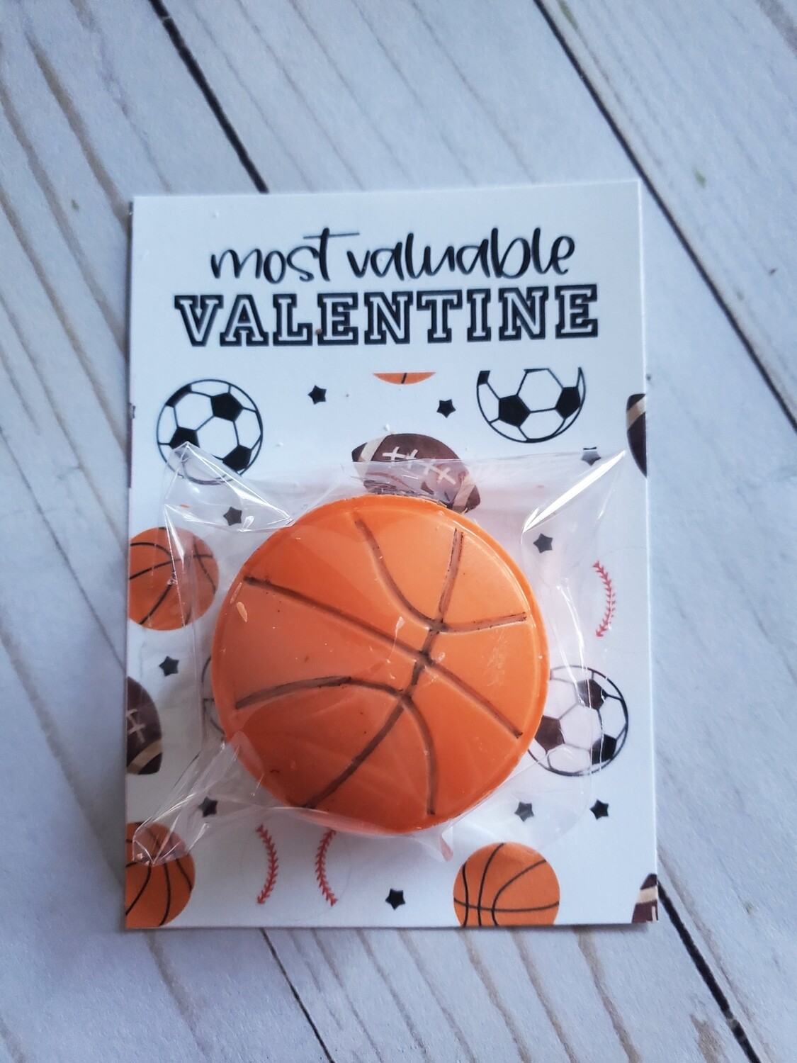 Most Valuable Valentine Basketball Oreo Cookie Card