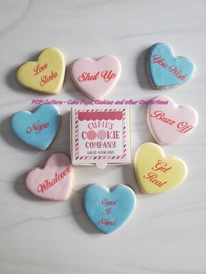 Anti-Valentine's Day Cookies