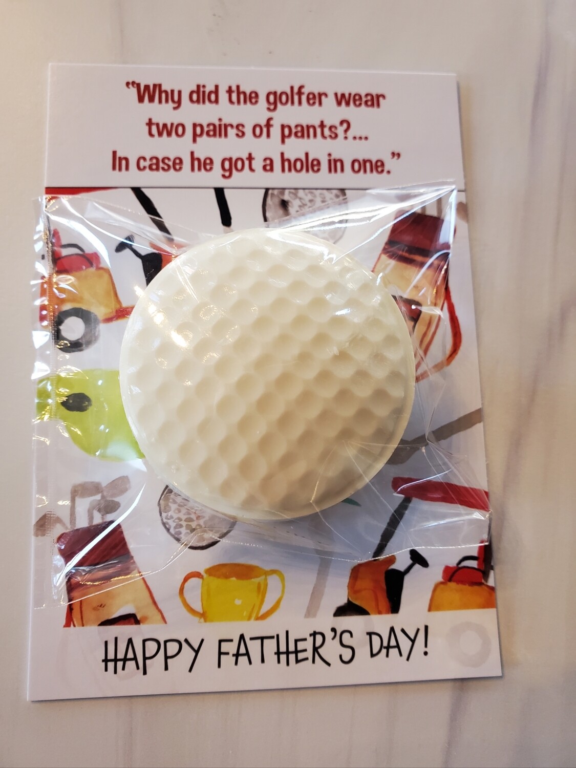 Father&#39;s Day Golf Cookie Card