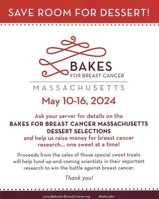 Bakes For Breast Cancer Donations