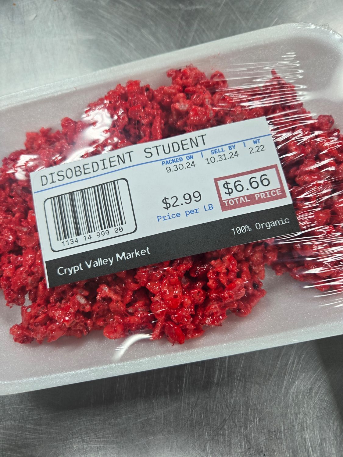 Mystery Meat Rice Krispie Treats