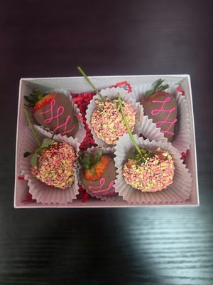 Chocolate covered strawberries.  