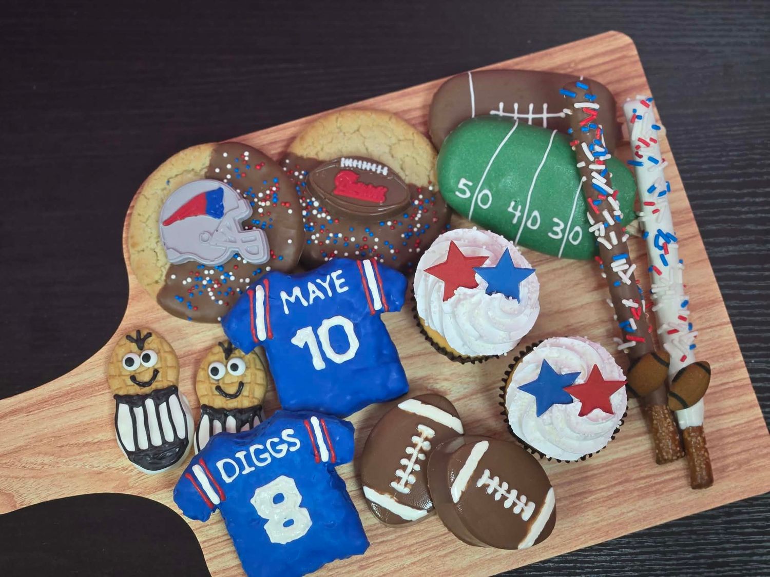 Football Charcuterie Board