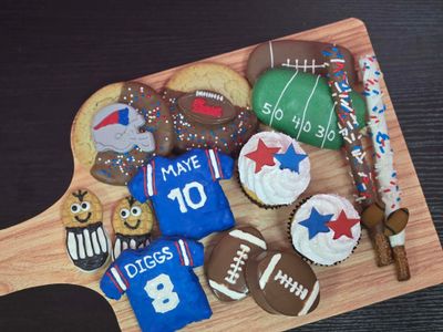 Football Charcuterie Board