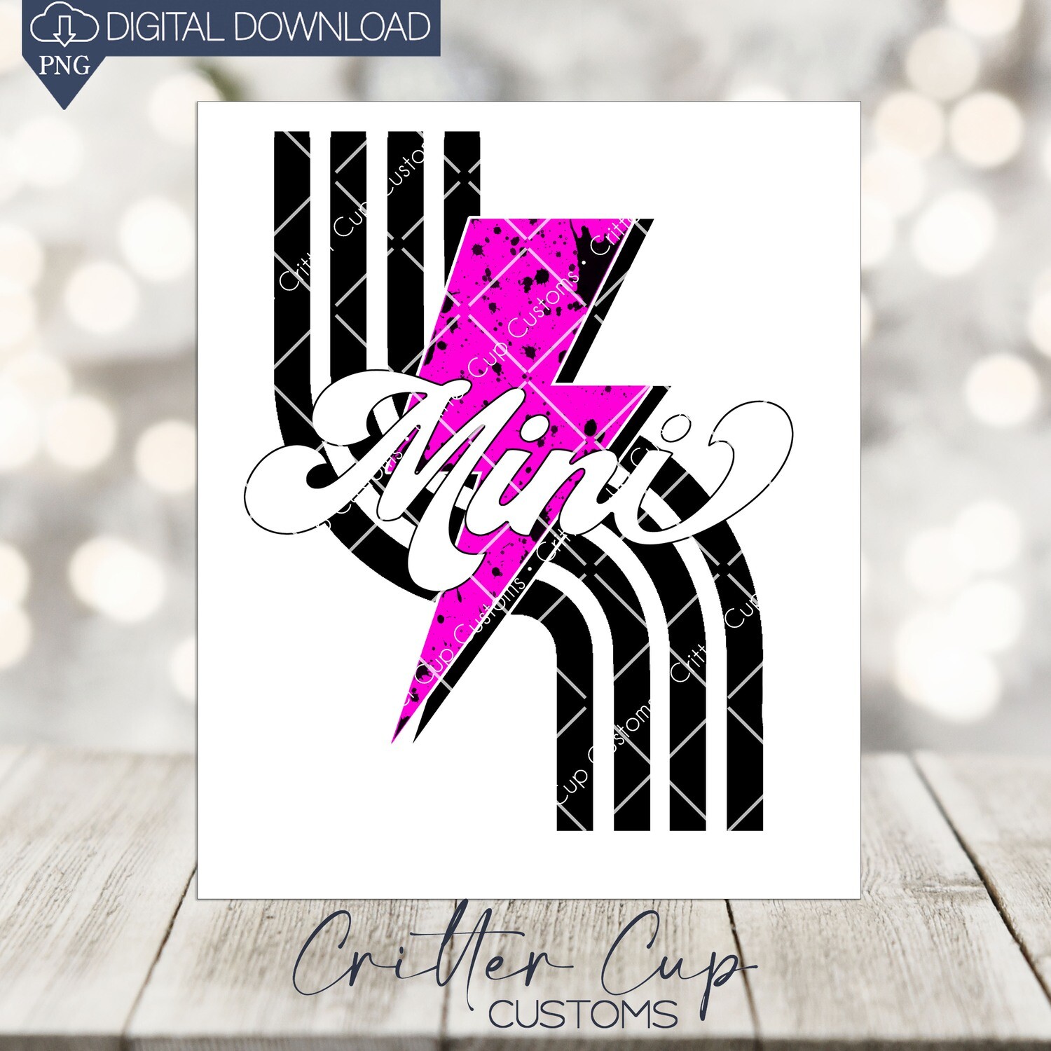 Neon Lightening Mini
Sublimation/Decal Design