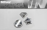 Silver Acrylic Tumbler Tags, Rhinestone Tumbler Tags