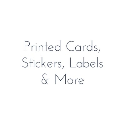 Cards, Stickers & Labels