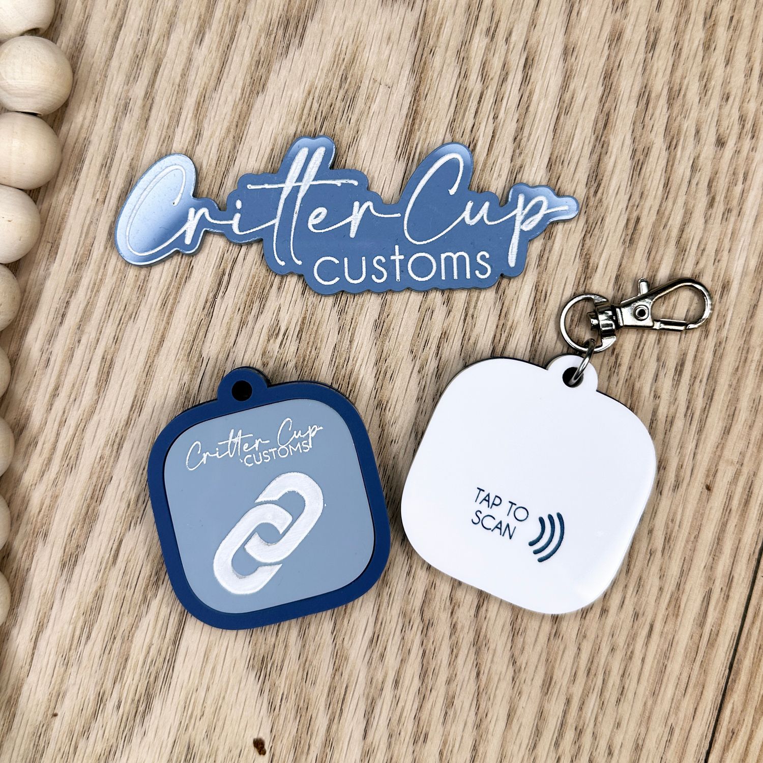 NFC Smart Key Chain/Tag, Qr Code Keychain