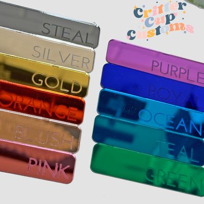 Acrylic Tumbler Care Tag Bottoms (Single Disc)