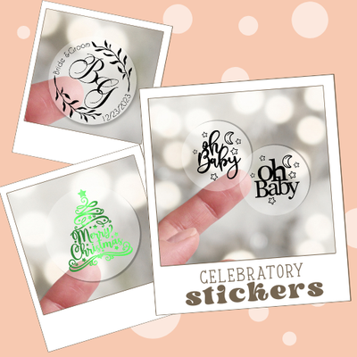 Celebratory Stickers