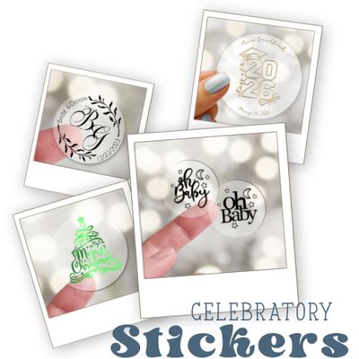 Celebratory Stickers