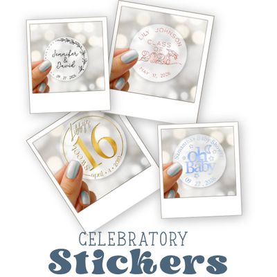 Celebratory Stickers
