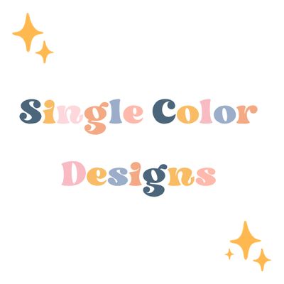 Single Color Designs