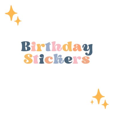 Birthday Stickers