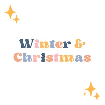 Winter &amp; Christmas Stanley Name Plates