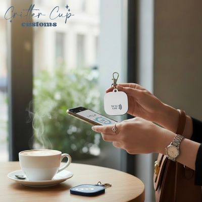 NFC Smart Key Chain/Tag, Qr Code Keychain