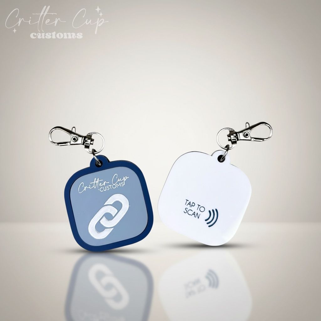 NFC Smart Key Chain/Tag, Qr Code Keychain