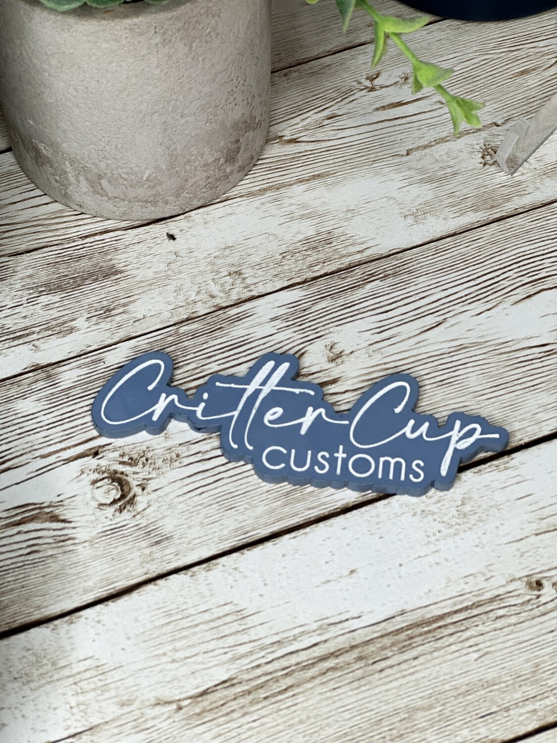 Mini Photomark, Mini Acrylic Watermark, Name Plate, Acrylic Logo