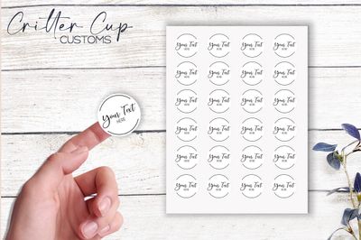 Custom Clear Foil Labels