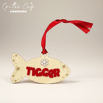 Personalized Cat Ornament