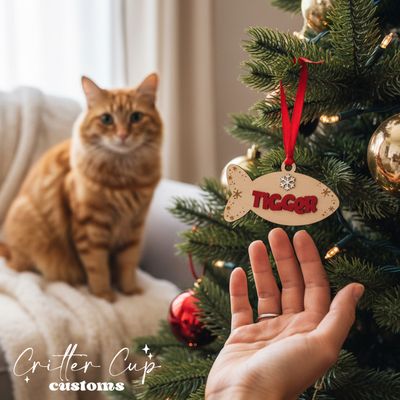 Personalized Cat Ornament