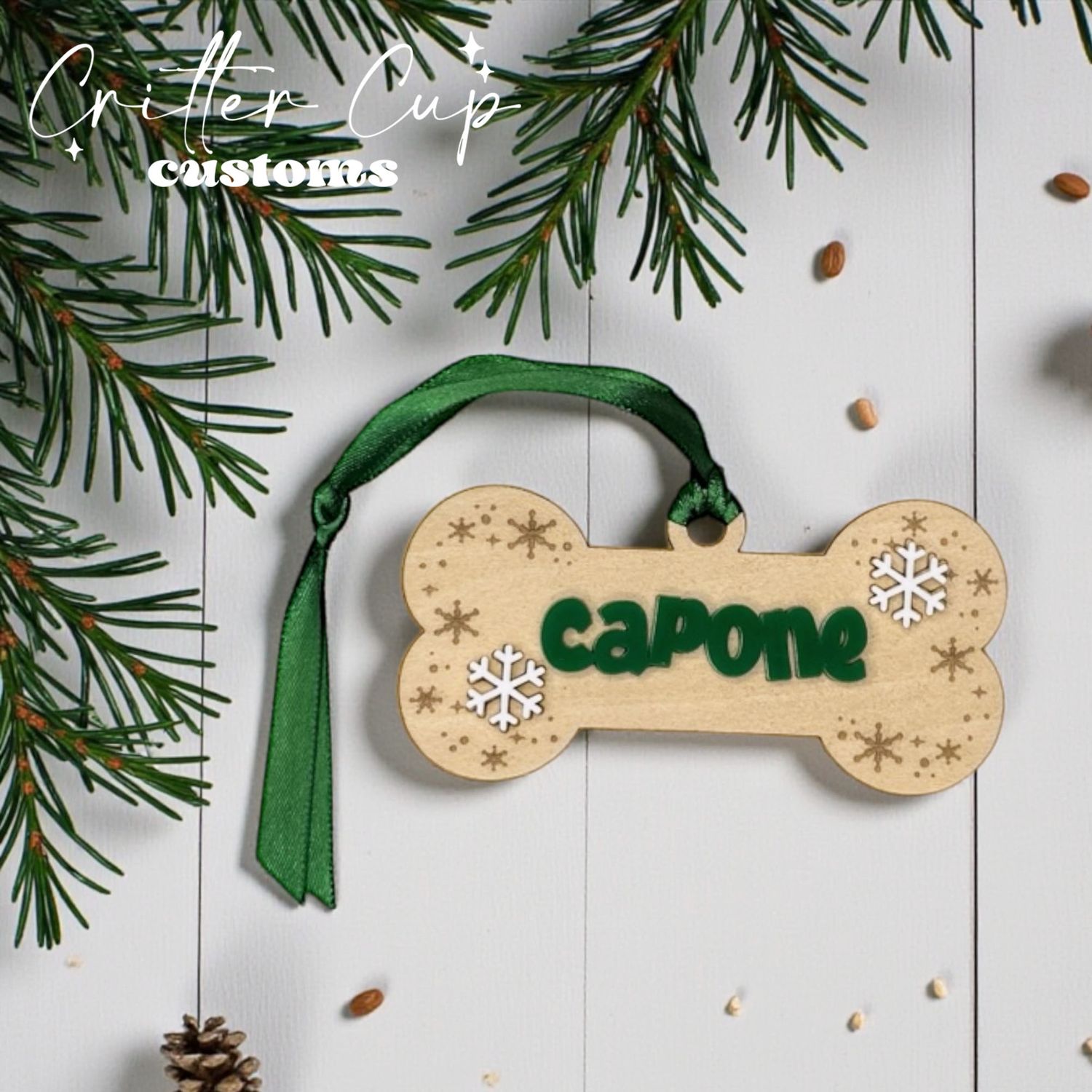 Personalized Dog Ornament