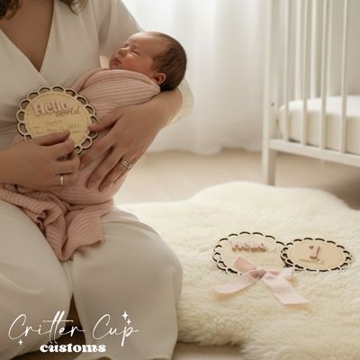 Scallop Coquette Milestone Disc