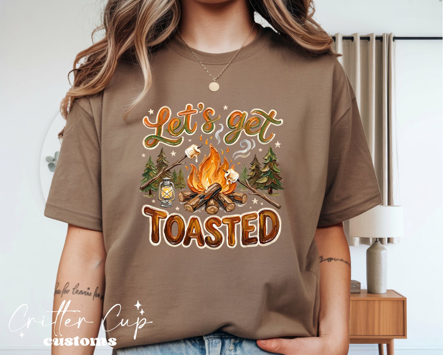Let's Get Toasted Campfire T-Shirt