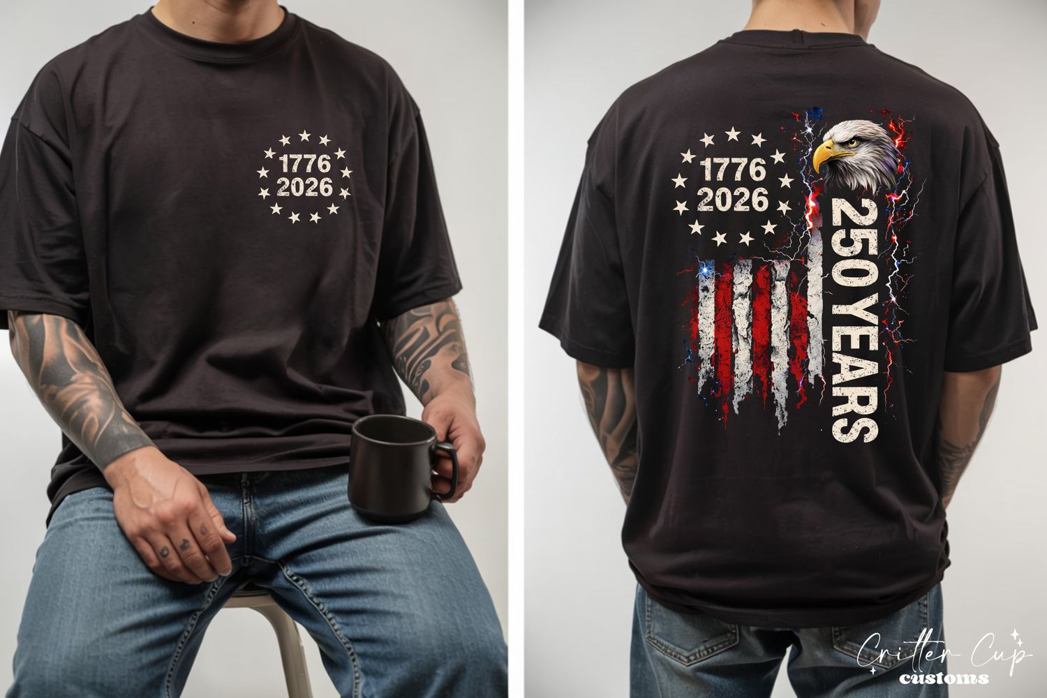 USA 250 Years Flag T-Shirt