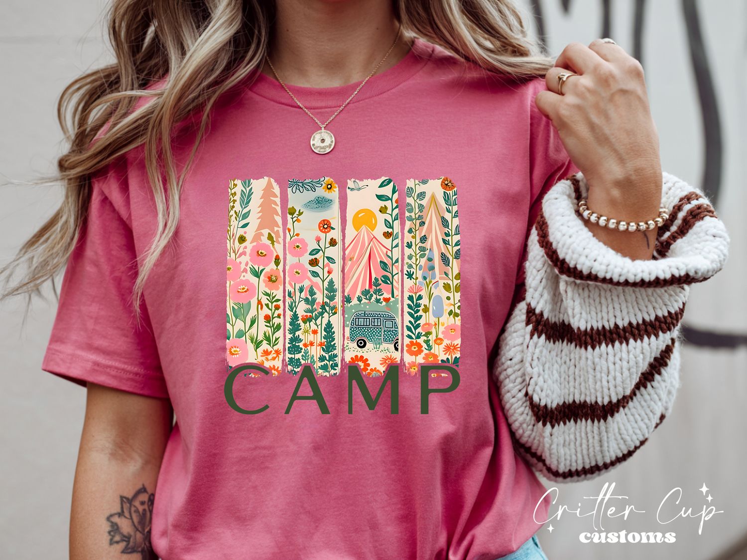 Boho Floral Camp Shirt